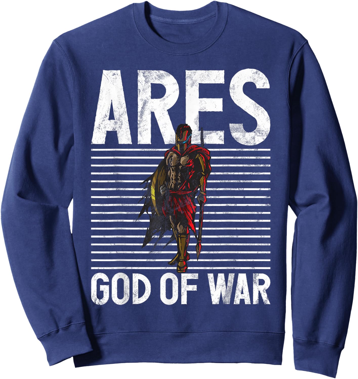Ares God Of War Greek Mythology Gifts Ancient Olympian Sweatshirt - Sweatshirt | Navy