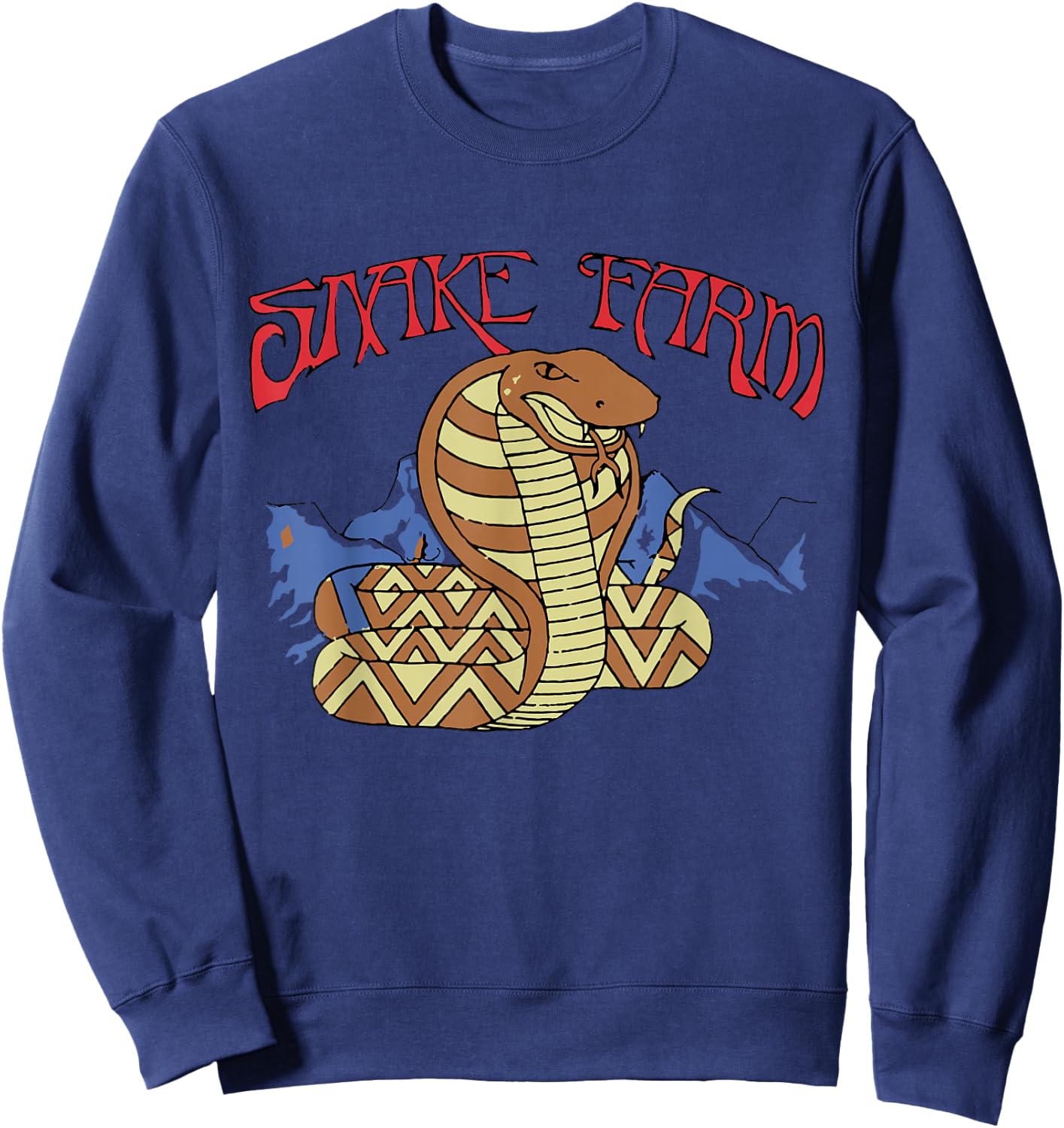 SNAKE FARM | Rock Music Sweatshirt - Sweatshirt | Navy