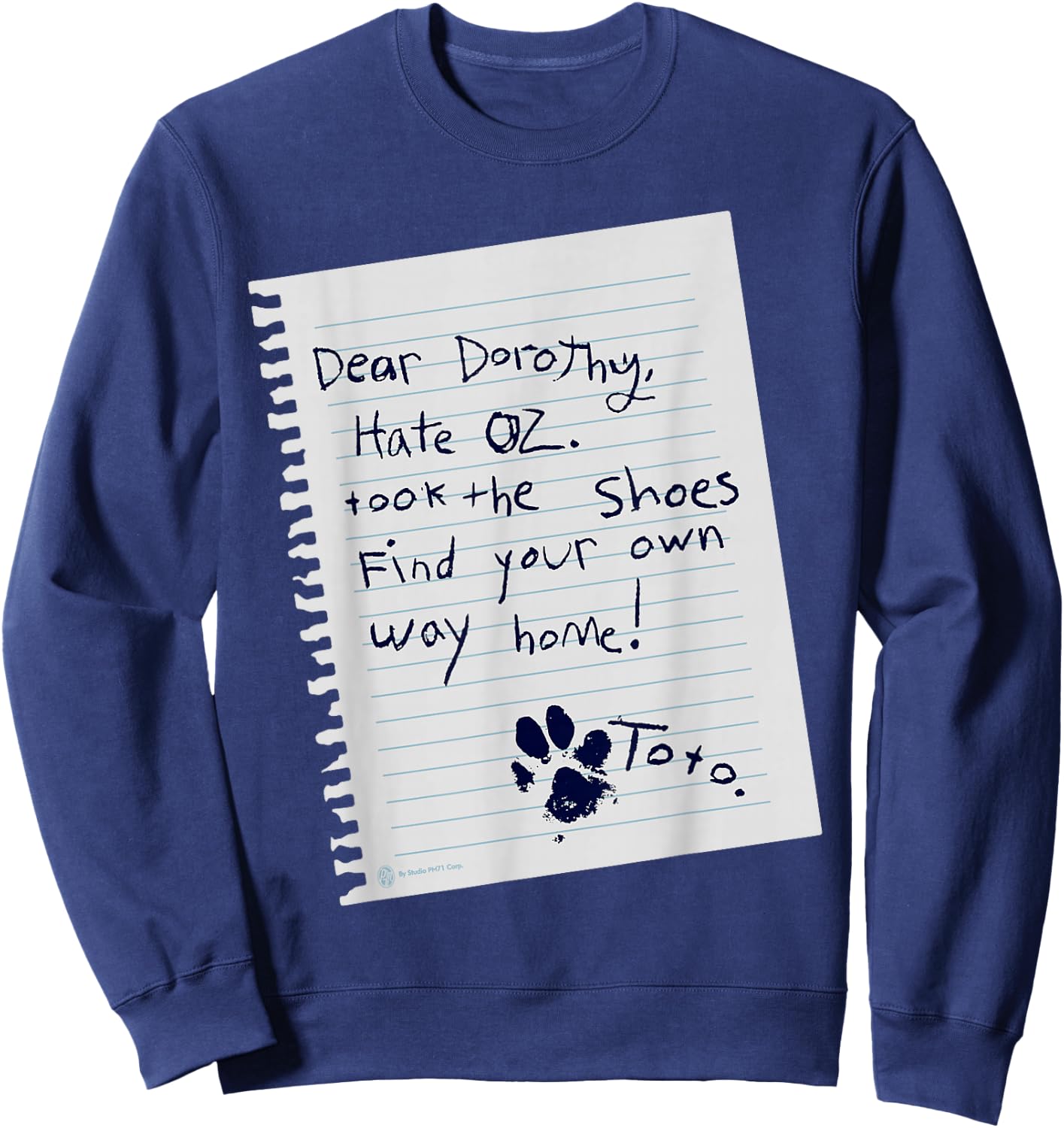 Hate OZ Took the Shoes Sweatshirt - Sweatshirt | Navy