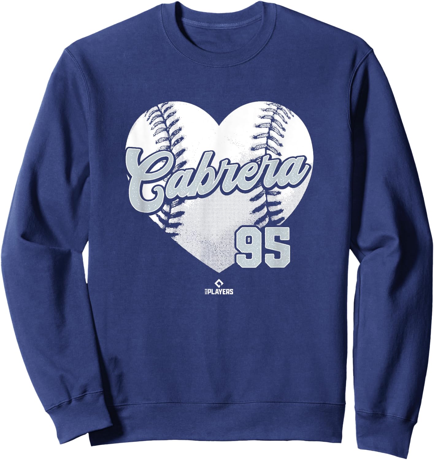 Baseball Heart Oswaldo Cabrera New York MLBPA Sweatshirt - Sweatshirt | Navy