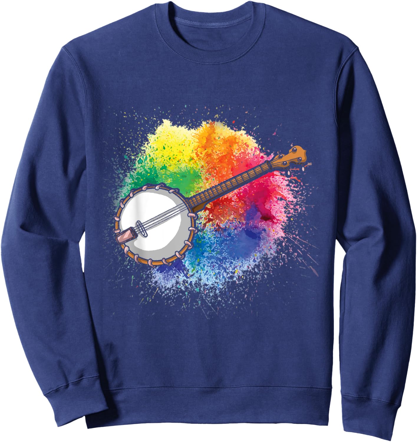 Banjo Mandolin Bluegrass Bluebird Tennesse Sweatshirt - Sweatshirt | Navy