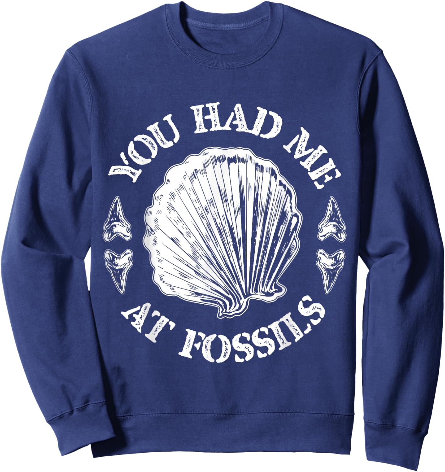 Fossiling Paleontologist Fossil Collector Fossil Hunting Sweatshirt - Sweatshirt | Navy