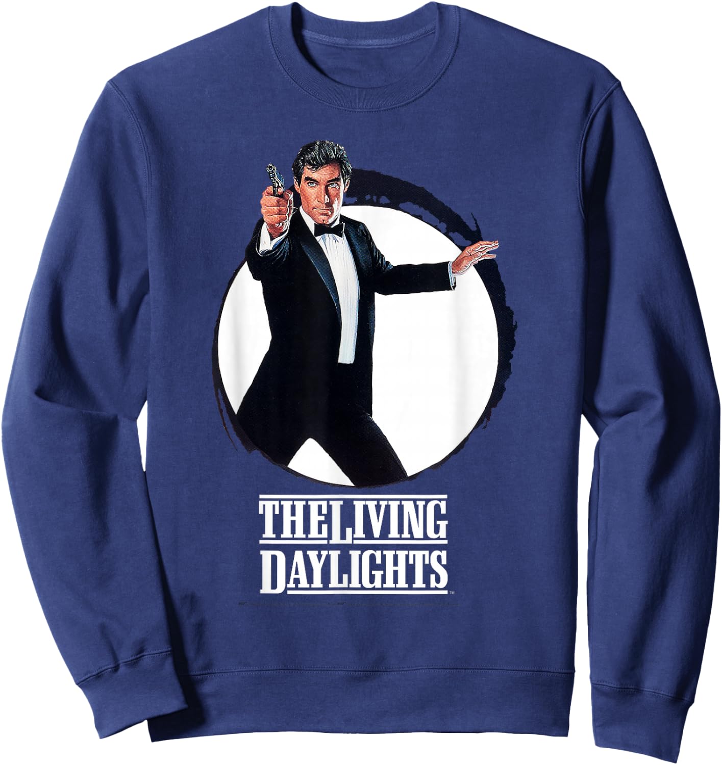 Official James Bond 007 The Living Daylights Sweatshirt - Sweatshirt | Navy
