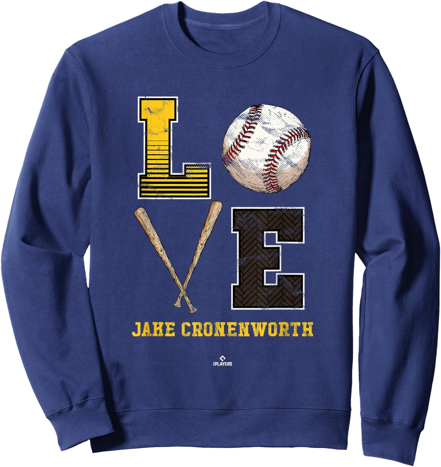 Love Jake Cronenworth Jake Cronenworth San Diego MLBPA Sweatshirt - Sweatshirt | Navy