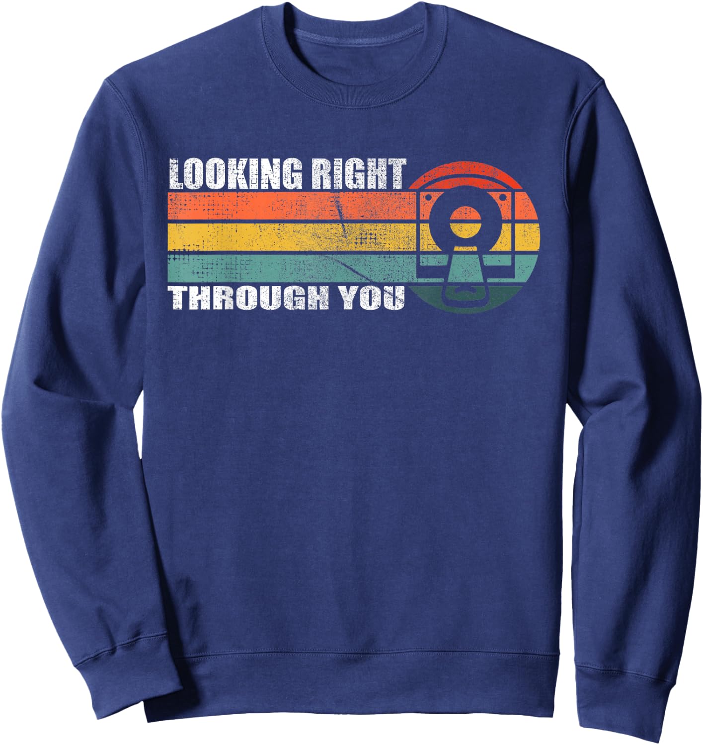 Ct Tech - Looking Right Through You Sweatshirt - Sweatshirt | Navy
