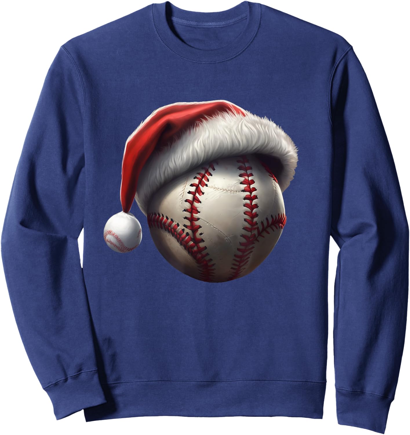 Christmas Baseball Sweatshirt - Sweatshirt | Navy