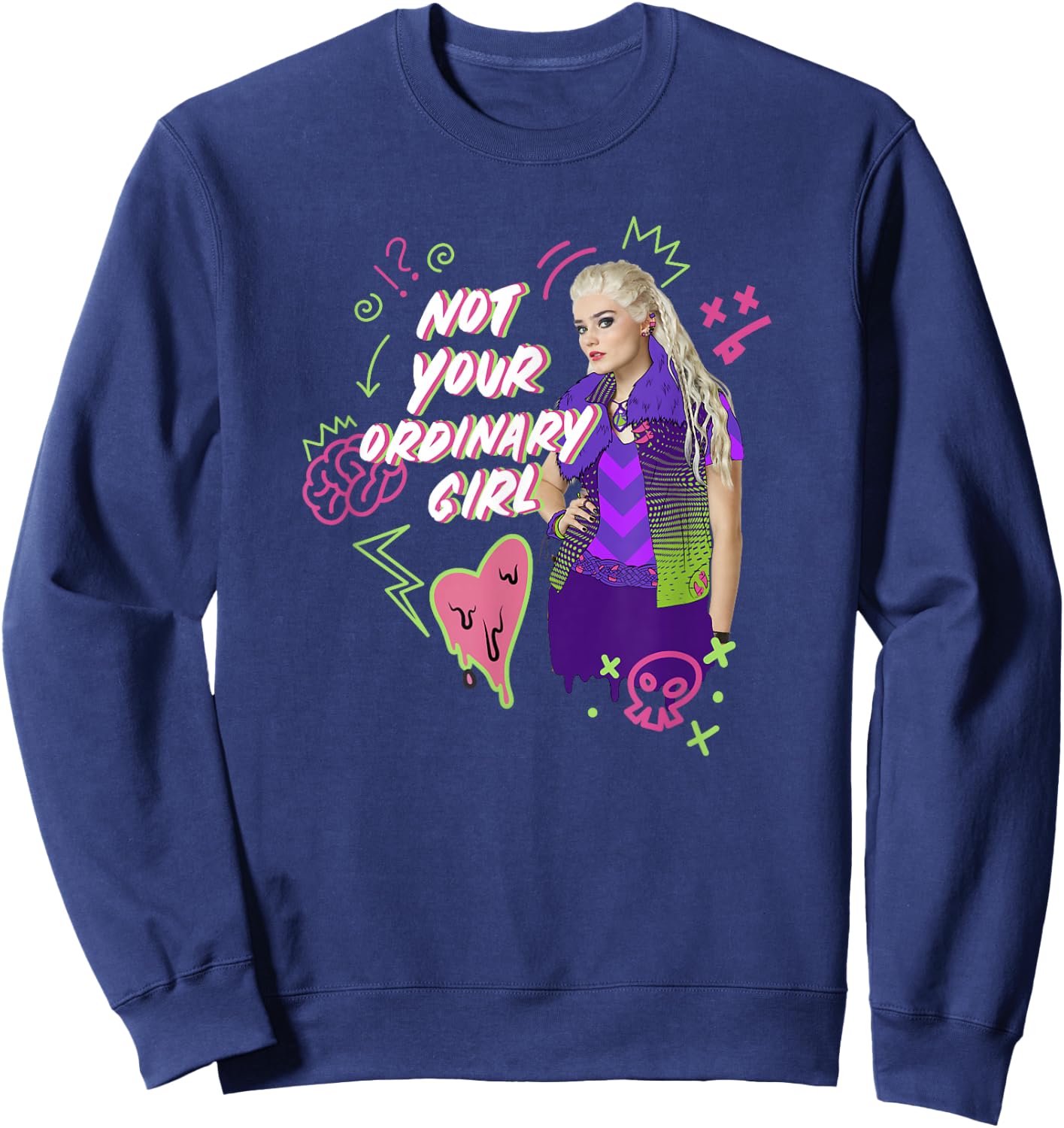 Disney Zombies Addison Not Ordinary Sweatshirt - Sweatshirt | Navy