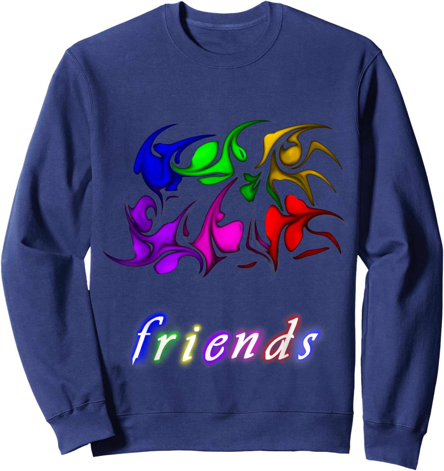 F.r.i.e.n.d.s Sweatshirt - Sweatshirt | Navy