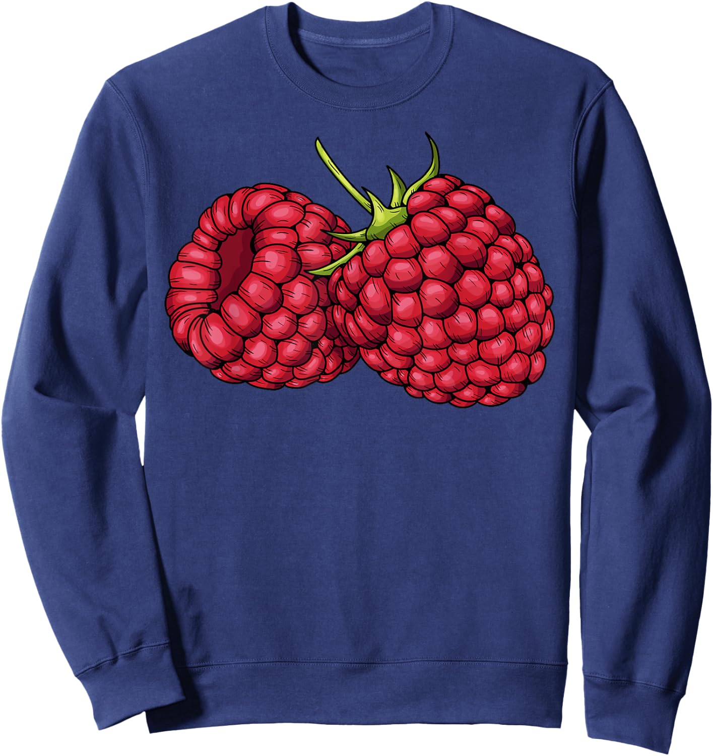 Sweet Raspberry Halloween Fruit Costume Raspberry Team Sweatshirt - Sweatshirt | Navy