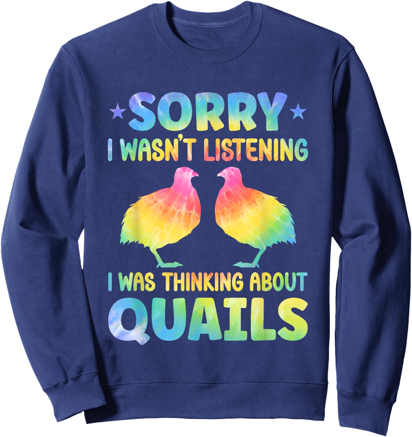 Quail Outfit for Quail Bird Lovers Apparel Girls Sweatshirt - Sweatshirt | Navy