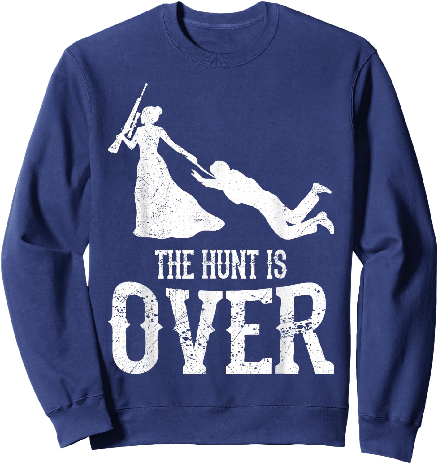 Men's Hunting Wedding Hen Party Bride Sweatshirt - Sweatshirt | Navy