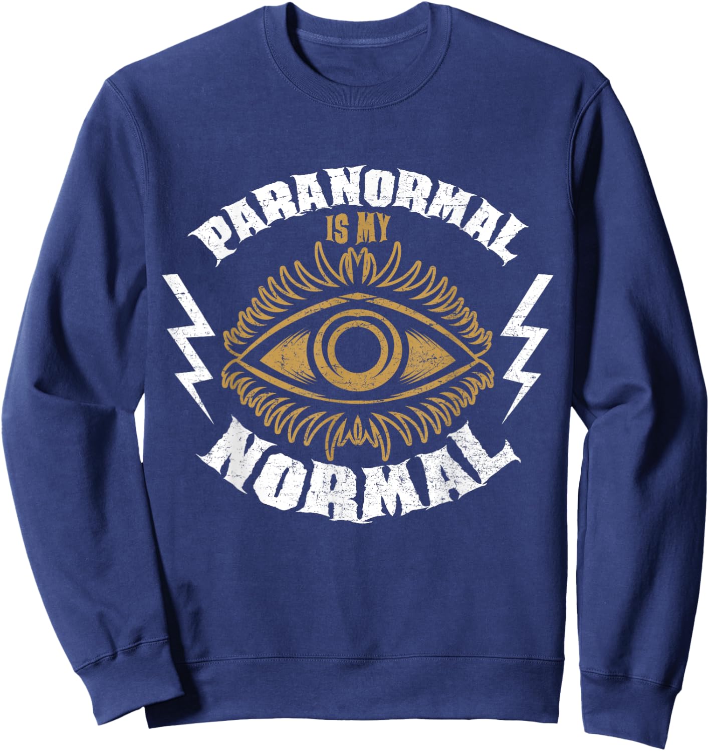 Paranormal Investigator Ghost Hunter Investigator Paranormal Sweatshirt - Sweatshirt | Navy