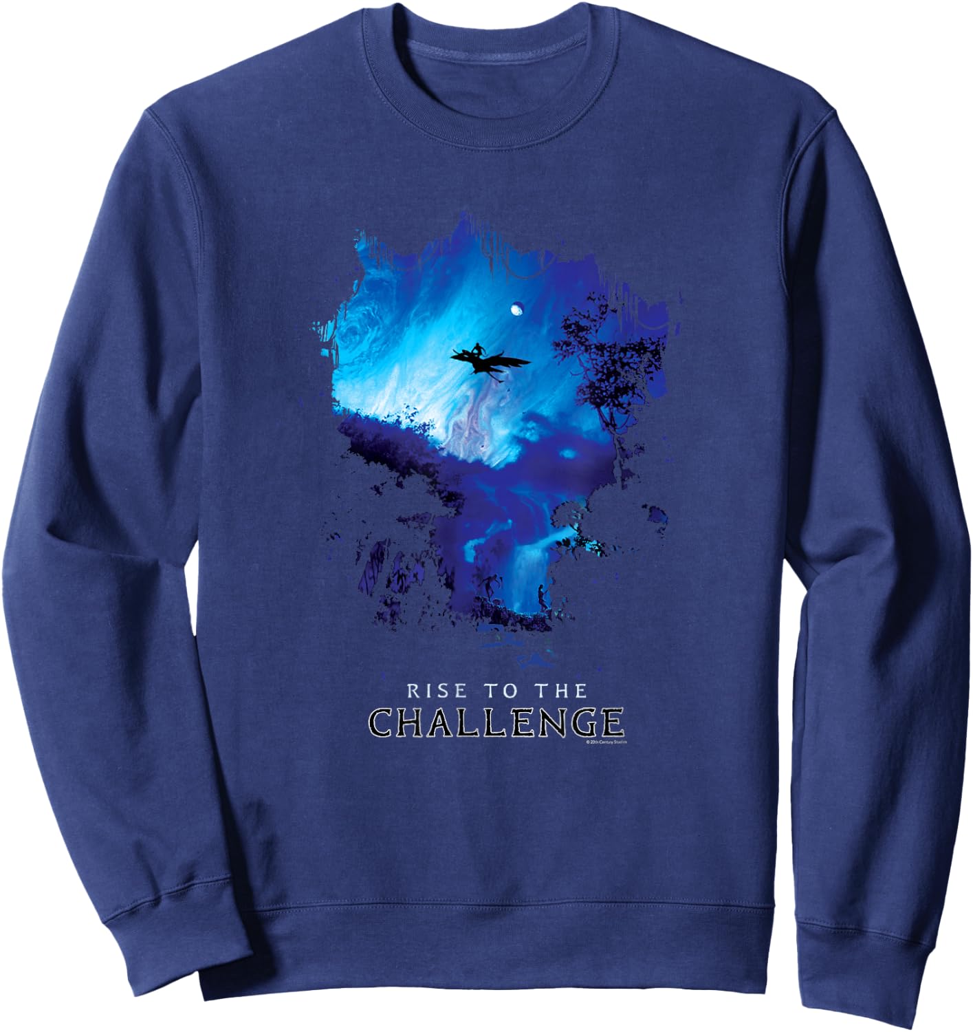 Avatar Pandora Banshee Rider Rise to the Challenge Ikran Sweatshirt - Sweatshirt | Navy