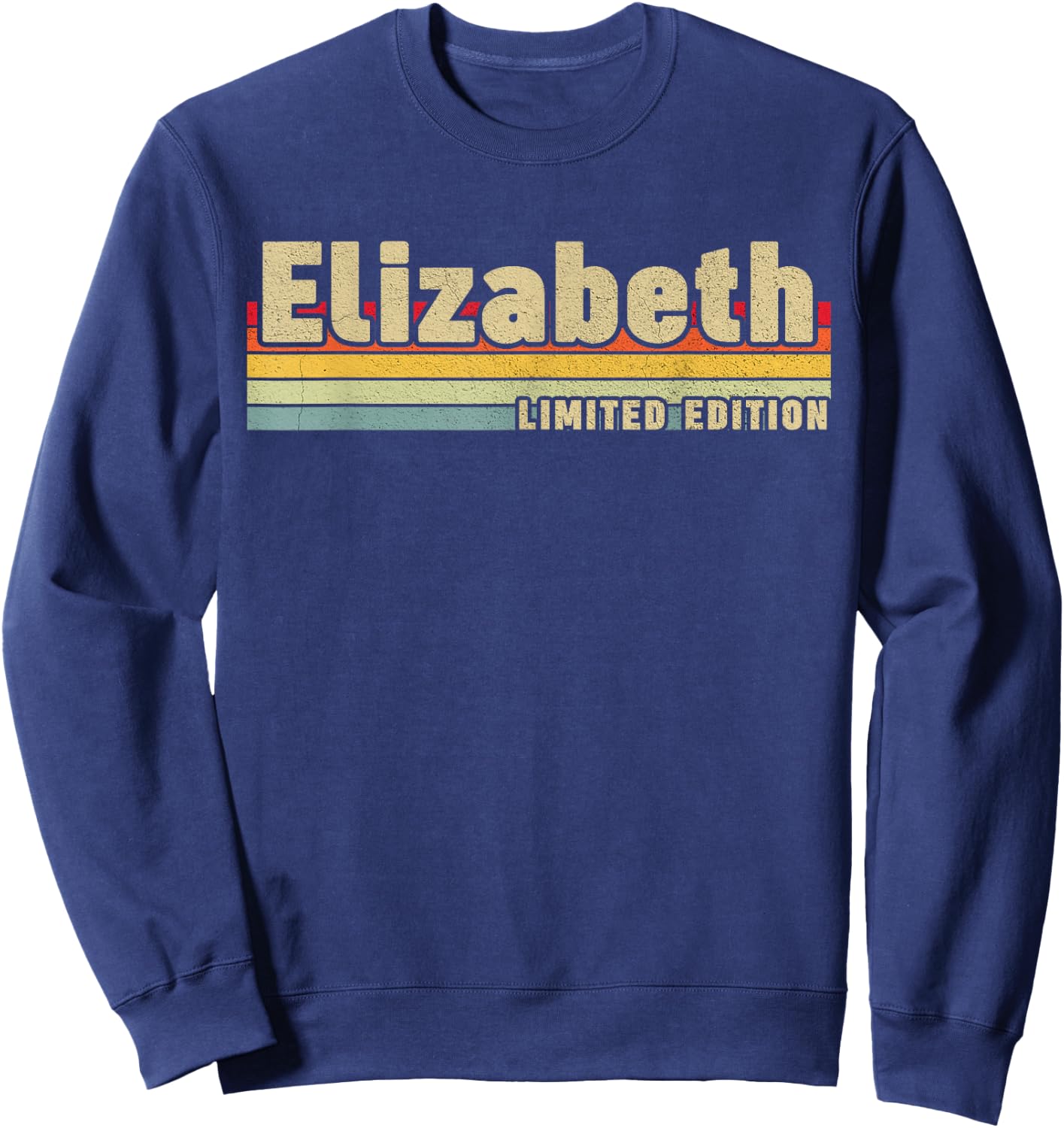 Elizabeth Gift Name Personalized Birthday Funny Christmas Sweatshirt - Sweatshirt | Navy