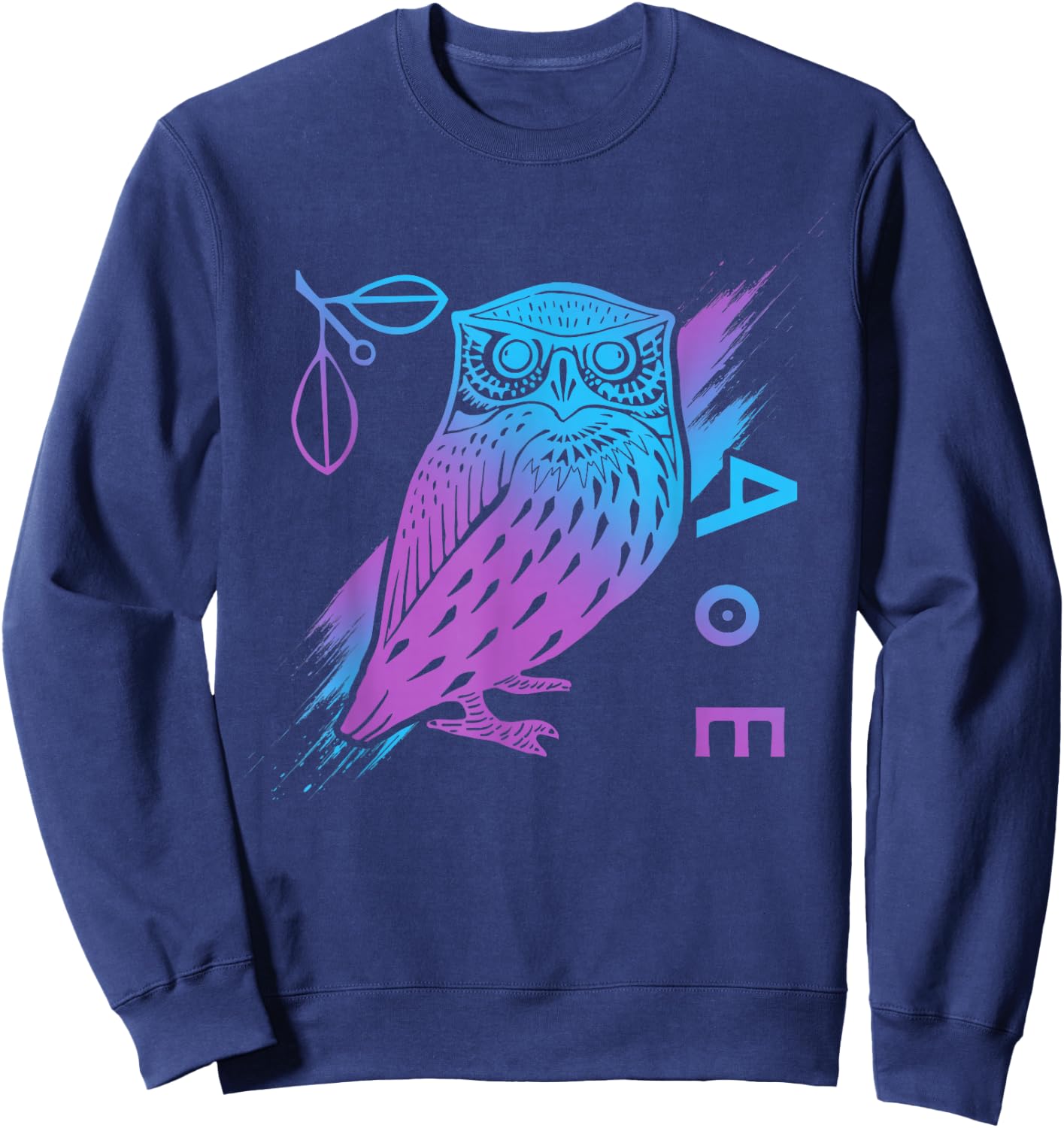 Athena's Owl - Greek Mythology - Ancient Greece Sweatshirt - Sweatshirt | Navy