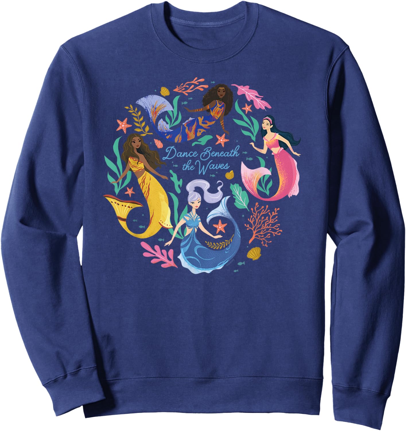 Disney The Little Mermaid Dance Beneath the Waves Sweatshirt - Sweatshirt | Navy