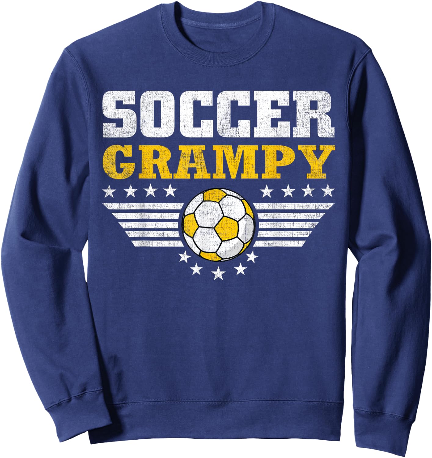 Soccer Grampy - Soccer Player Funny Grandfather Soccer Sweatshirt - Sweatshirt | Navy