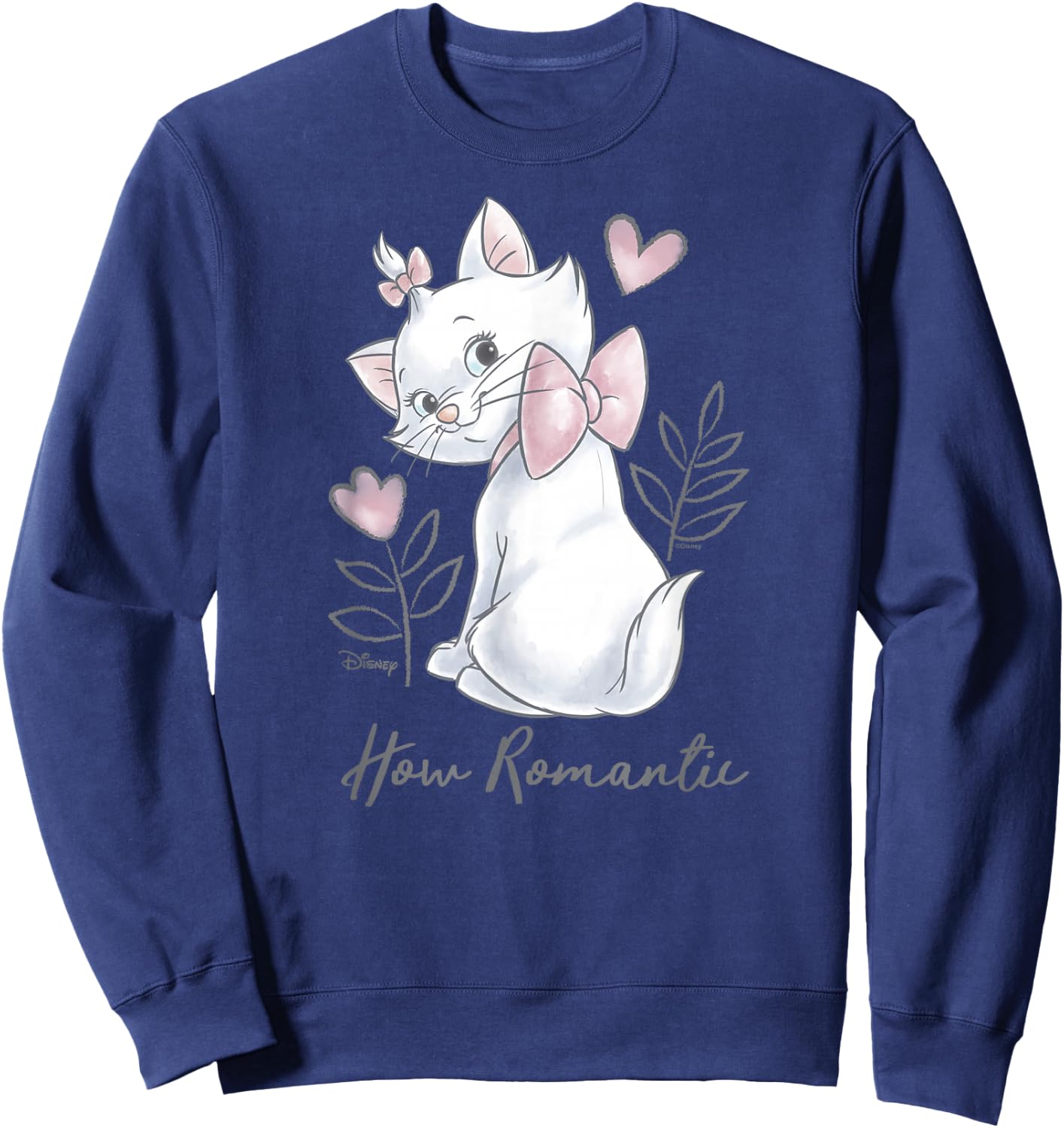 The Aristocats - How Romantic Marie Sweatshirt - Sweatshirt | Navy