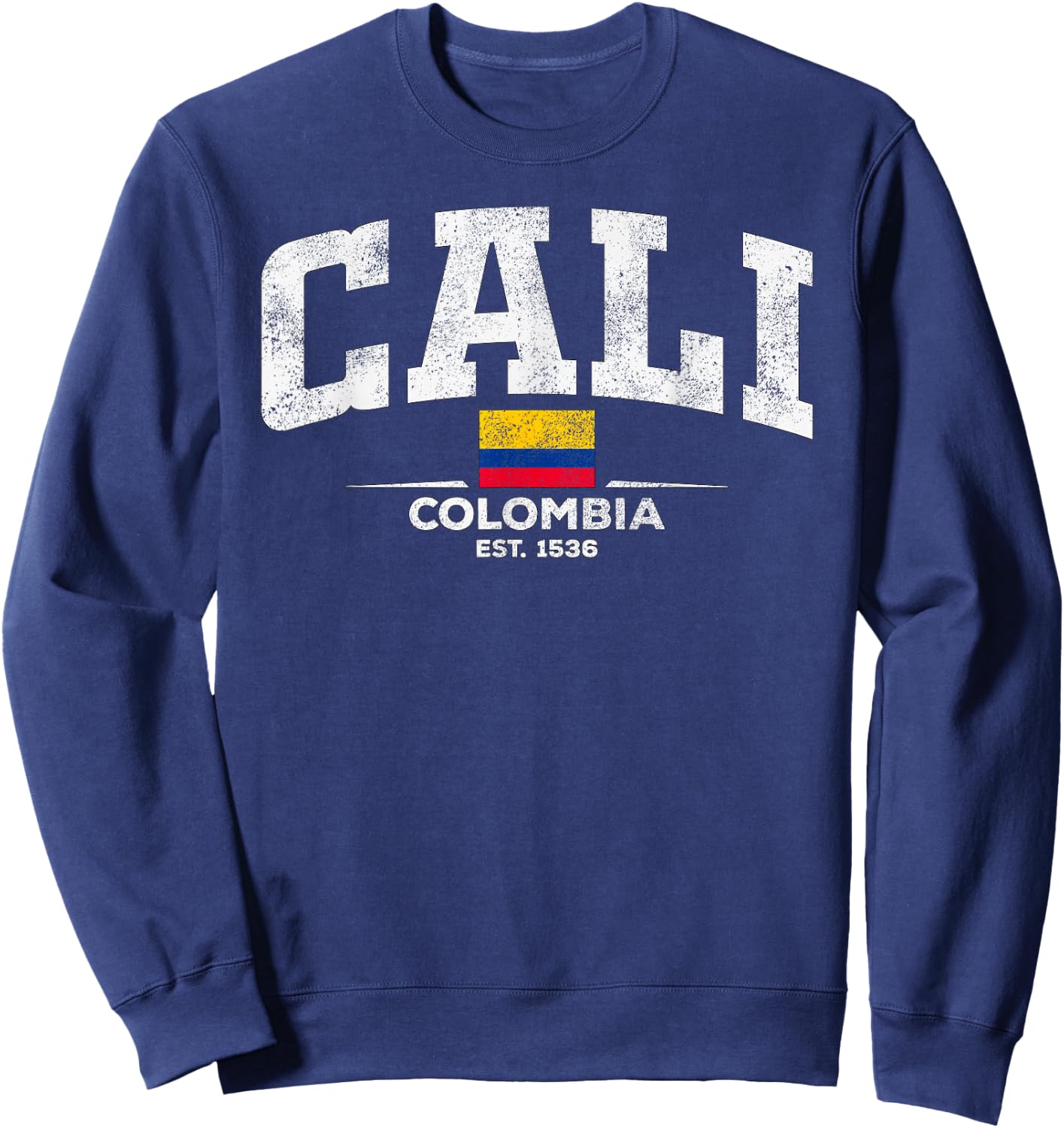 Cali Colombia Designs -Kids Cali Colombia Black XS Sweatshirt - Sweatshirt | Navy