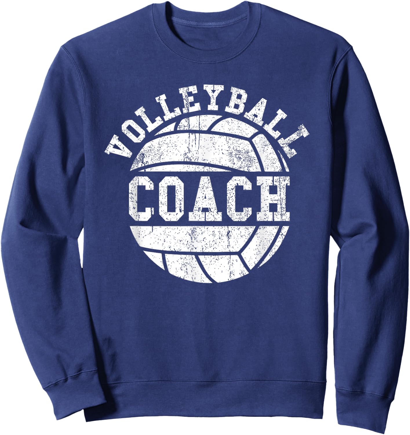 Volleyball Coach Sweatshirt - Sweatshirt | Navy