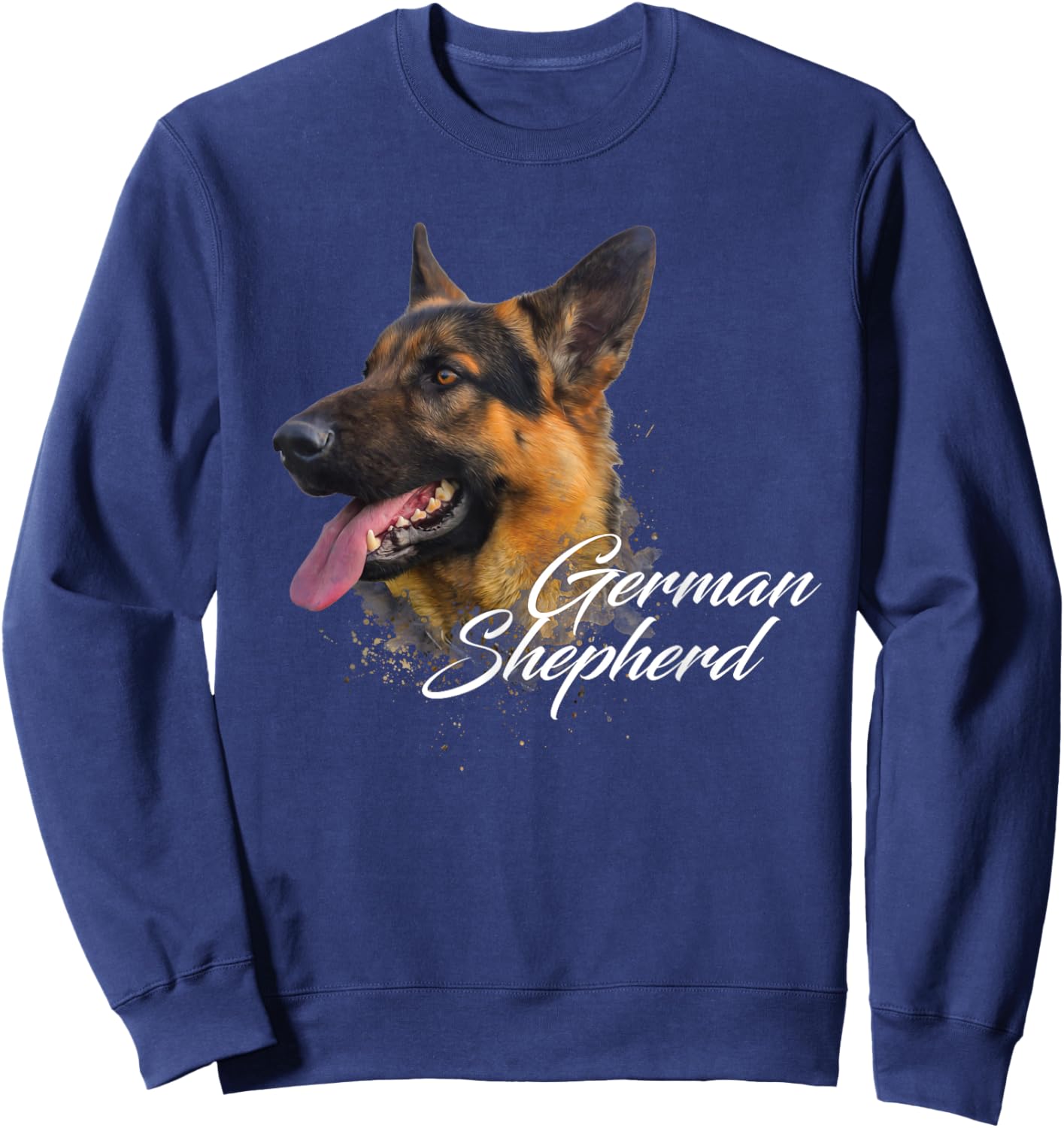 German Shepherd - Canine Pet Breeder Puppy Lover Dog Trainer Sweatshirt - Sweatshirt | Navy