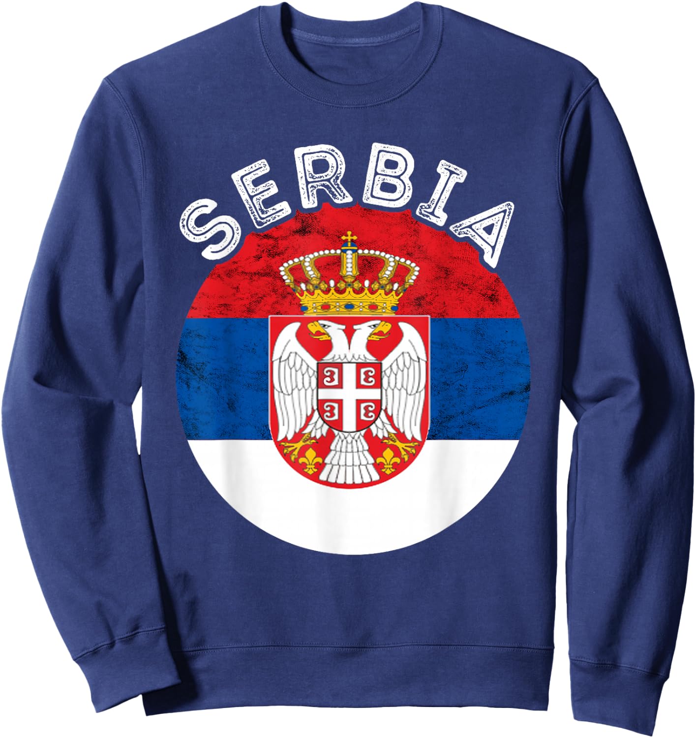 Serbia Serbian Pride Serbian Football Serbian Flag Srbija Sweatshirt - Sweatshirt | Navy