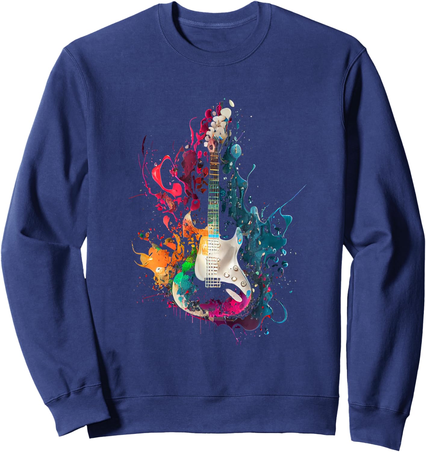 Guitars Musicians Guitarists Sweatshirt - Sweatshirt | Navy