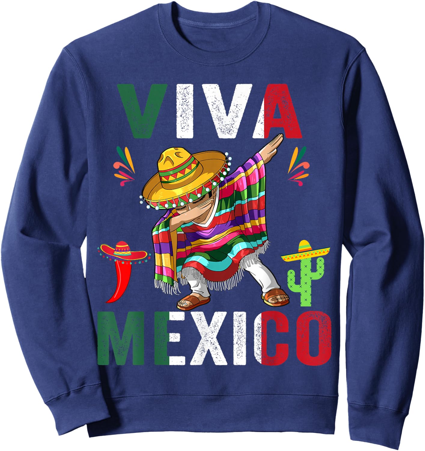 Butterfly Flag Mexico Independence Day Mexican Men Women Kid Sweatshirt - Sweatshirt | Navy