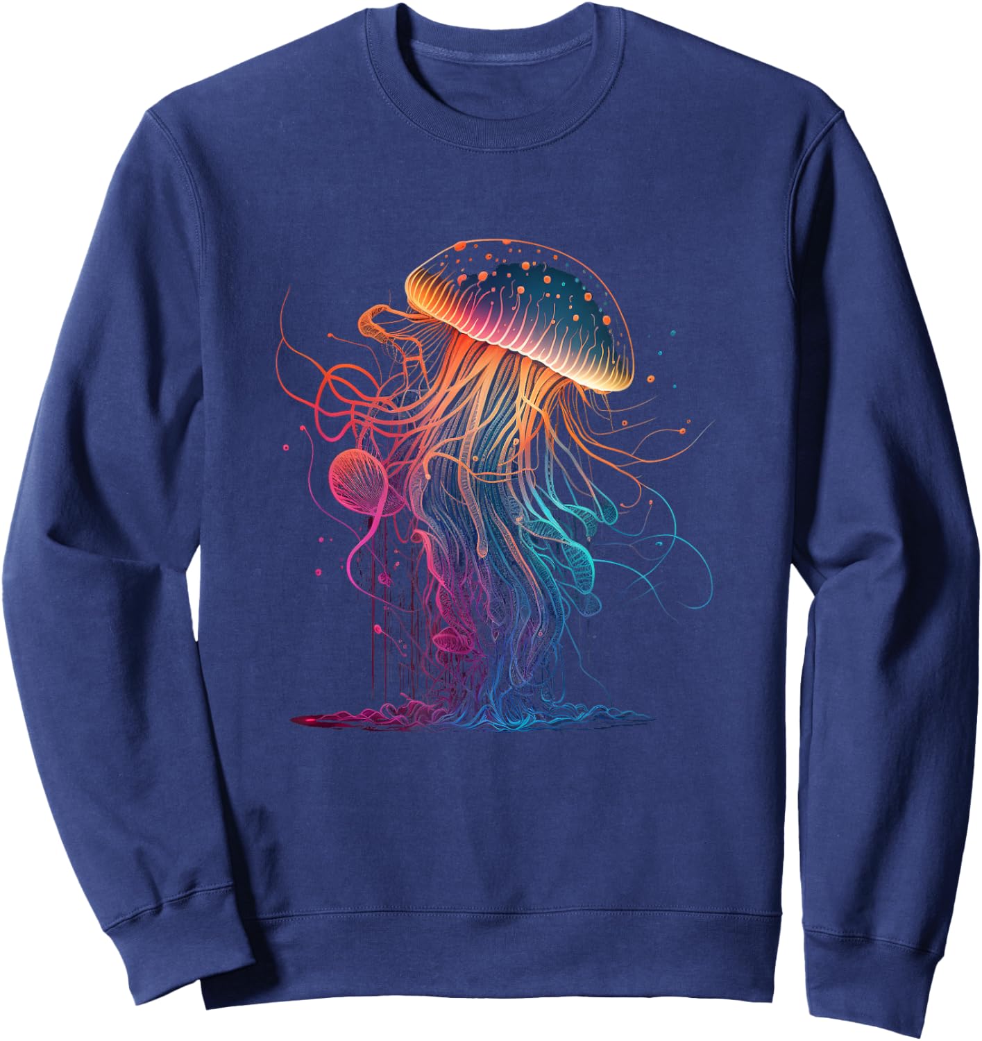 Jellyfish Ocean Animal Scuba Diving Jelly Fish Sweatshirt - Sweatshirt | Navy
