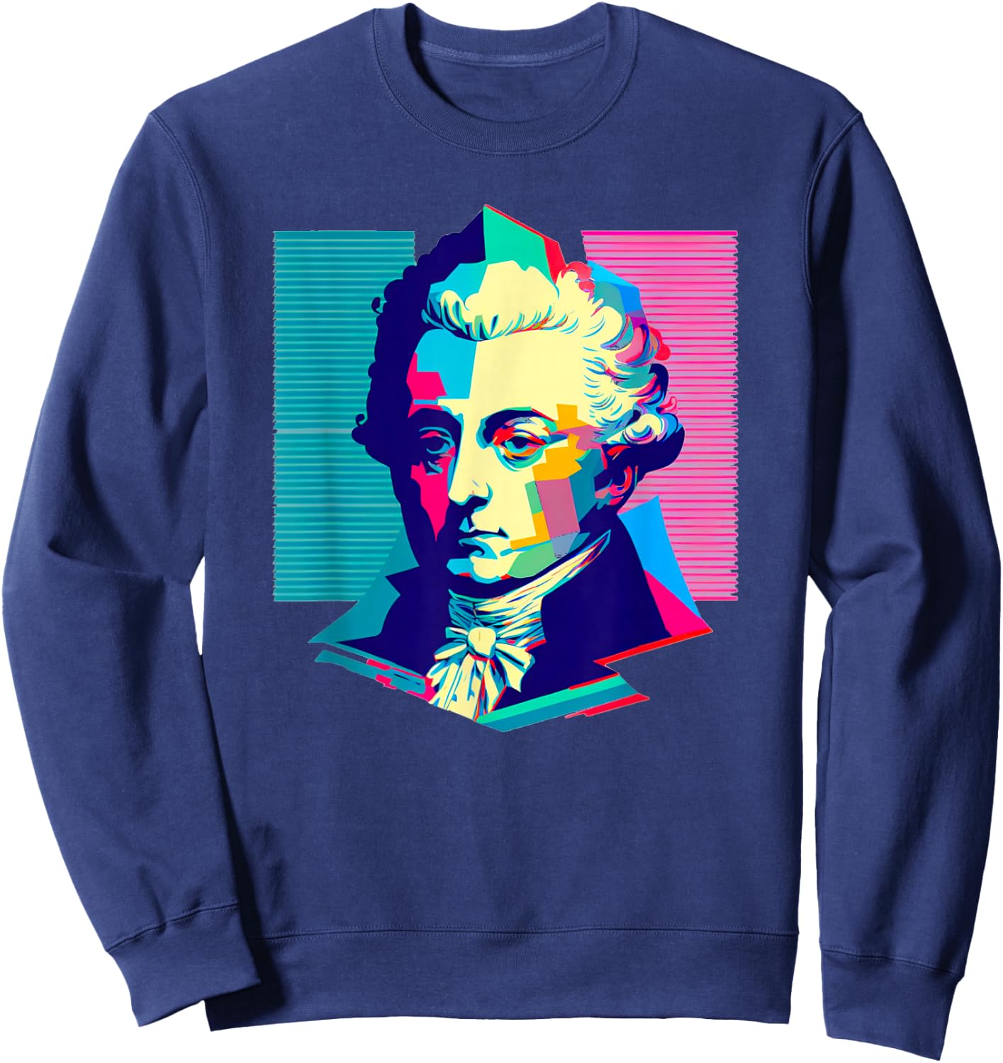 Wolfgang Amadeus Mozart Sweatshirt - Sweatshirt | Navy