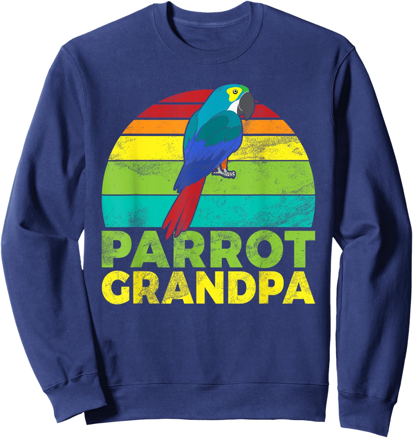Parrot Grandpa Sweatshirt - Sweatshirt | Navy