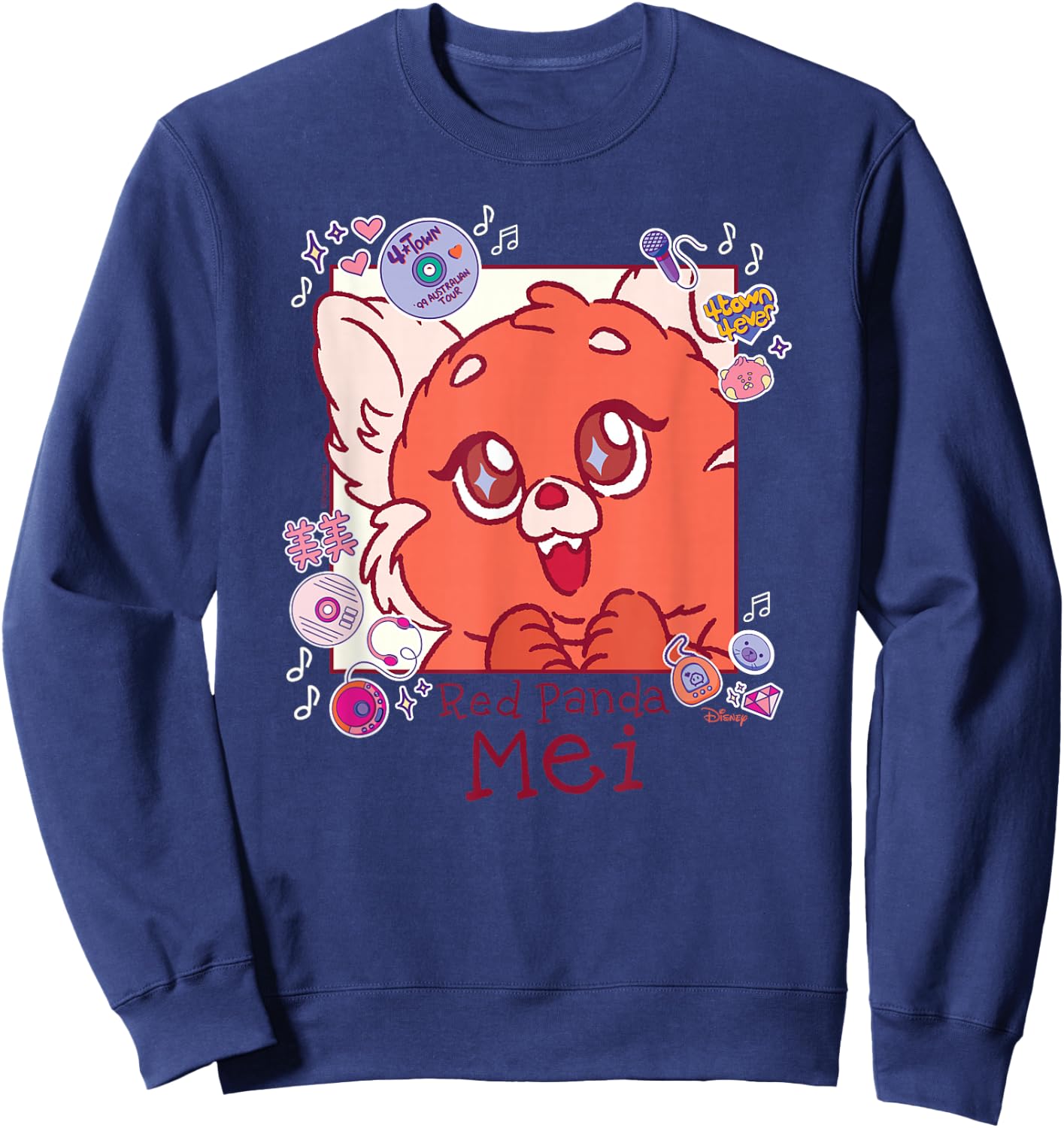 Turning Red - Red Panda Mei Sweatshirt - Sweatshirt | Navy