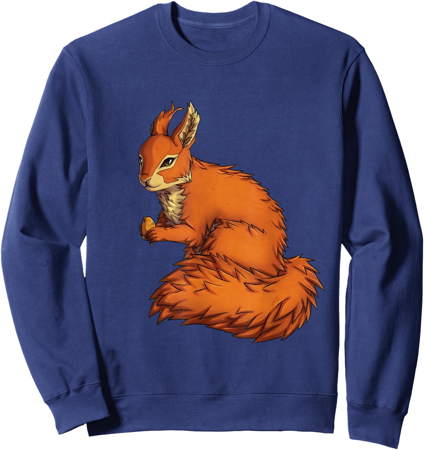 Funny Red Squirrel For Kids Men Women Pet Squirrel Lovers Sweatshirt - Sweatshirt | Navy