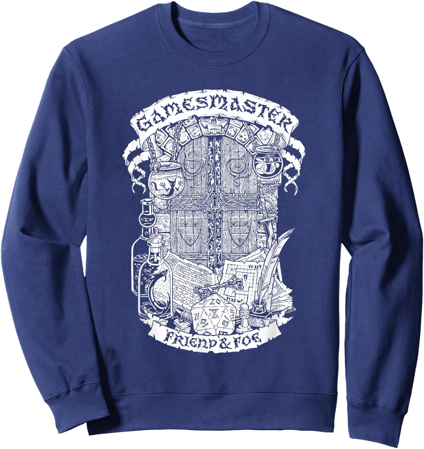 Fantasy Role-Playing Game (RPG) Gamesmaster Sweatshirt - Sweatshirt | Navy
