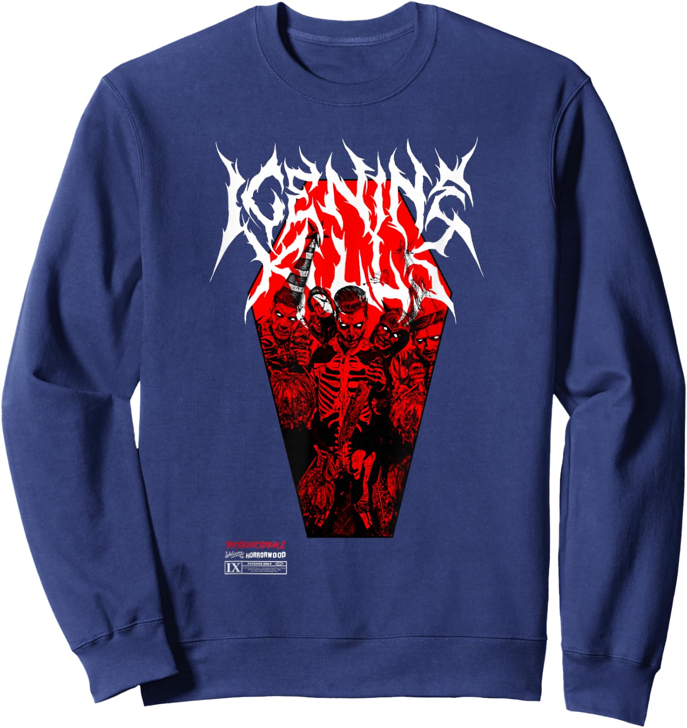 Ice Nine Kills – Coffin Sweatshirt - Sweatshirt | Navy
