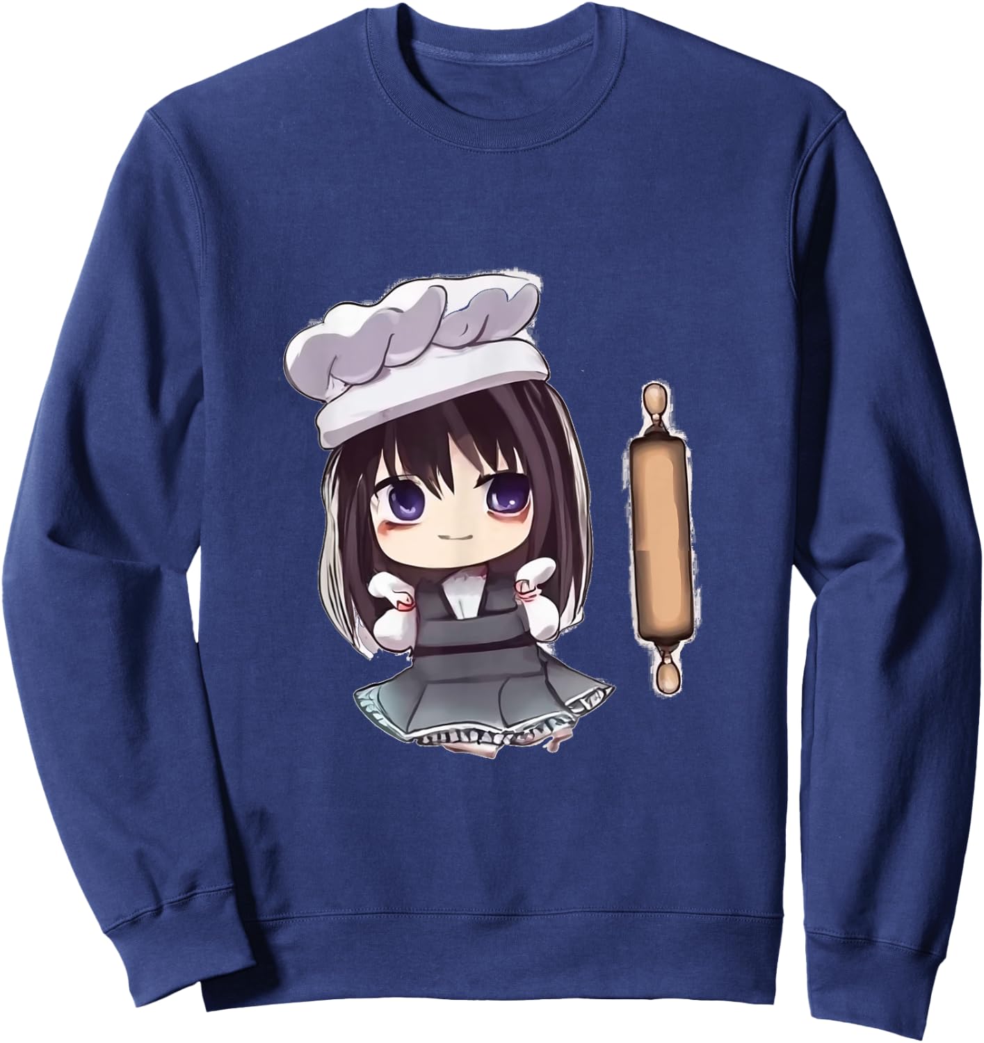 Anime Baker Baking Sweatshirt - Sweatshirt | Navy