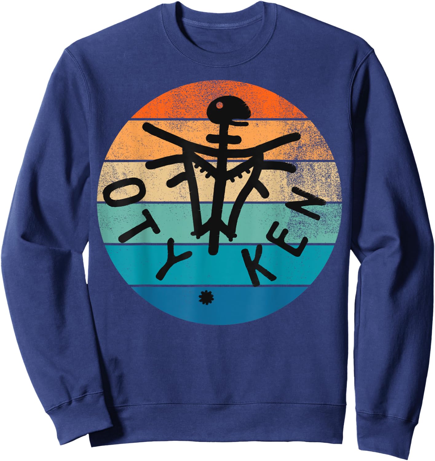 Retro Otyken Ethnic Group Otyken Musical Band Legend Sweatshirt - Sweatshirt | Navy
