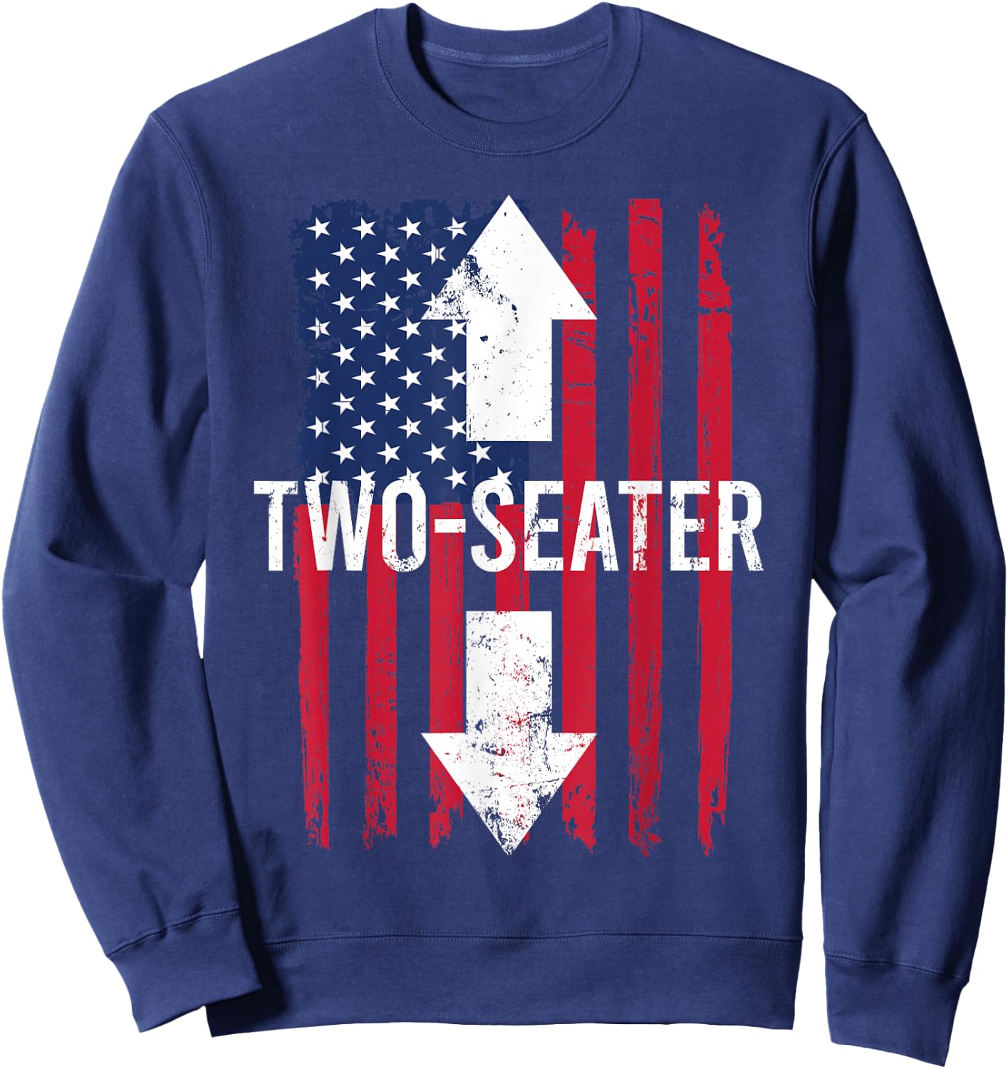 Two Seater Shirt Two-Seater Shirt 2 Seater Shirt Two Seater Sweatshirt - Sweatshirt | Navy