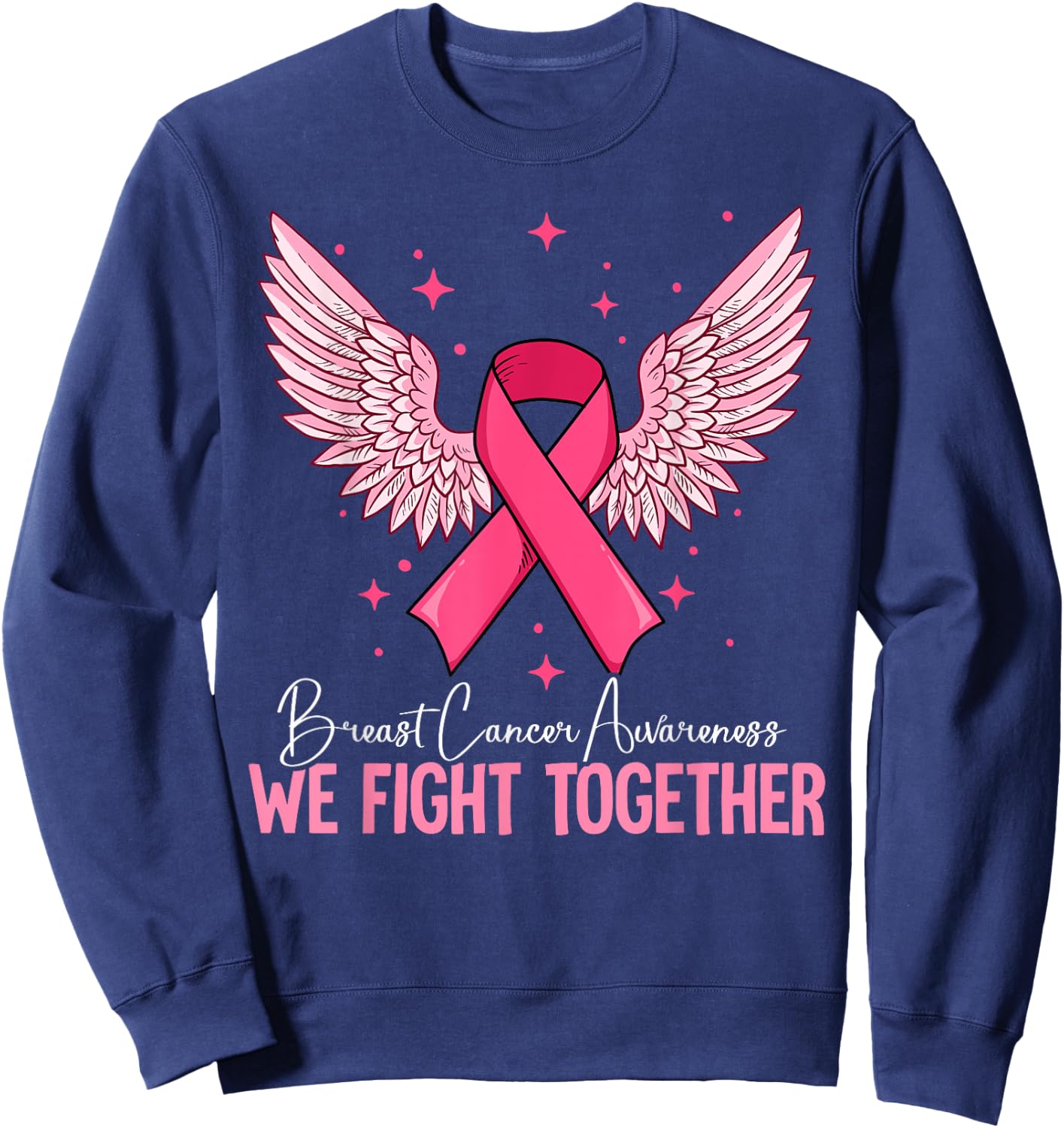 Breast Cancer Awareness Sweatshirt - Sweatshirt | Navy