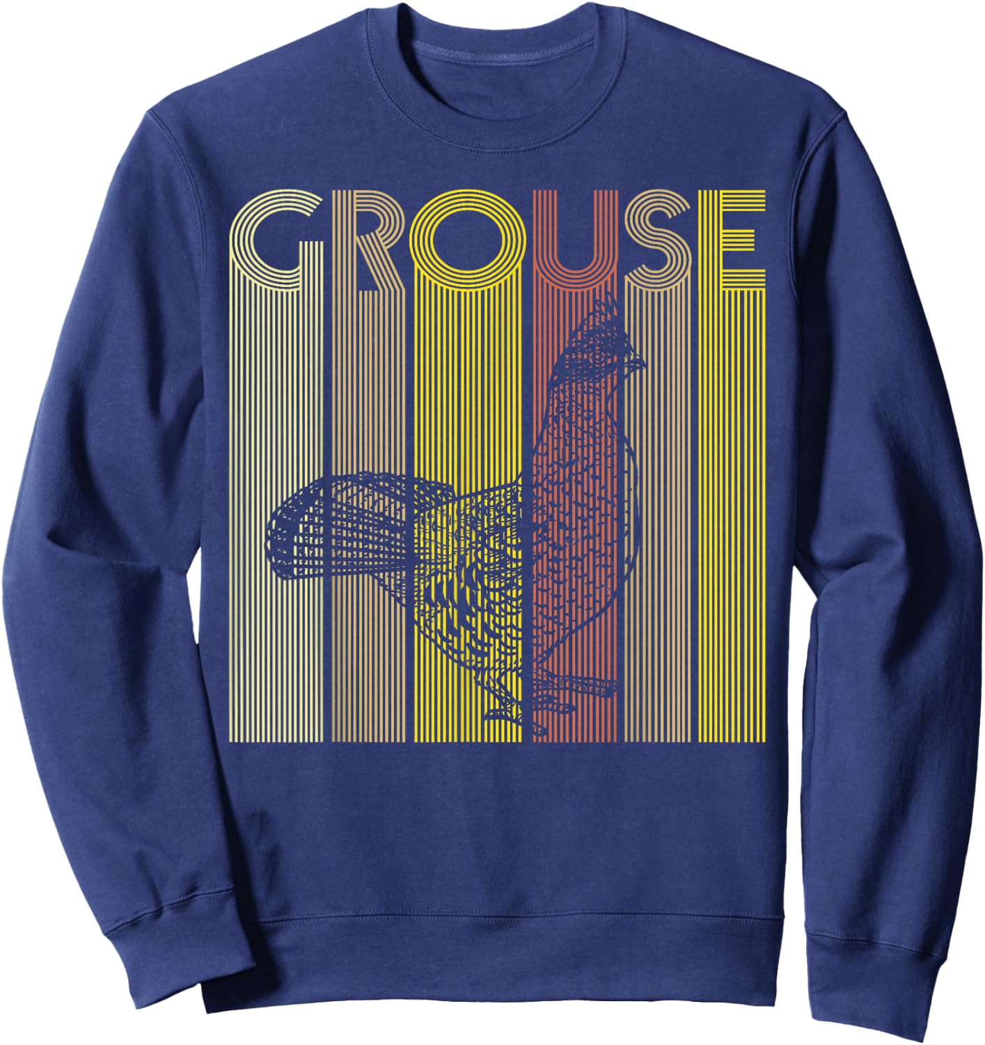 Grouse Design for a Ruffed Grouse lover Sweatshirt - Sweatshirt | Navy