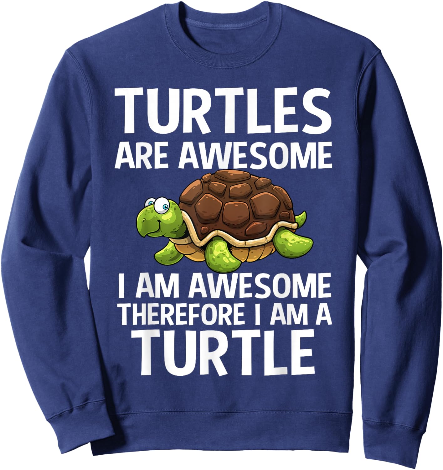 Cool Sea Turtle Women Tortoise Lover Turtle Animal Sweatshirt - Sweatshirt | Navy