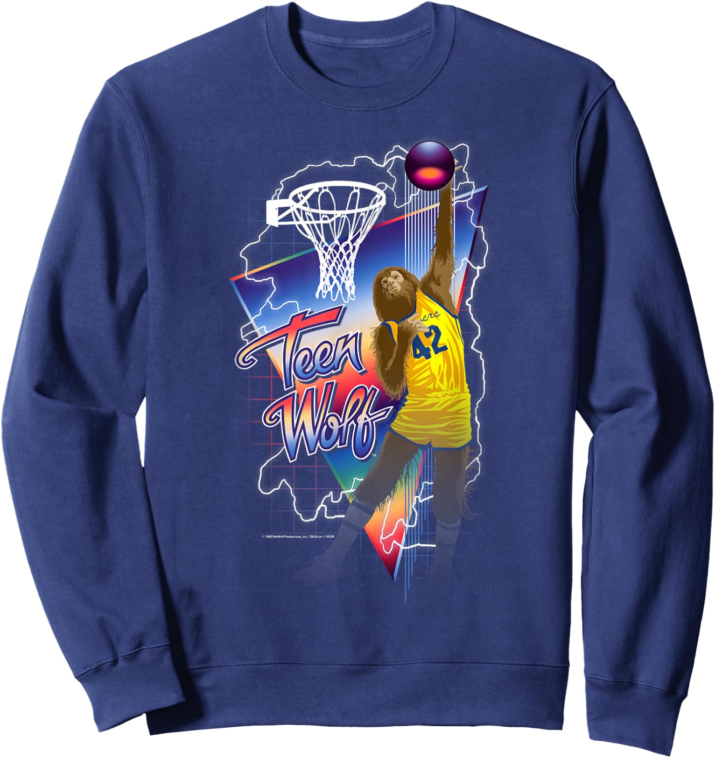 Teen Wolf Slam Dunk Sweatshirt - Sweatshirt | Navy