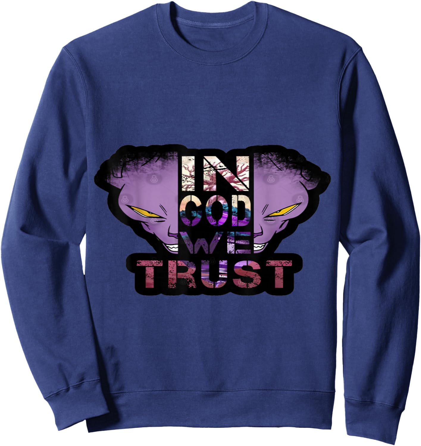 In Beerus We Trust Sweatshirt - Sweatshirt | Navy