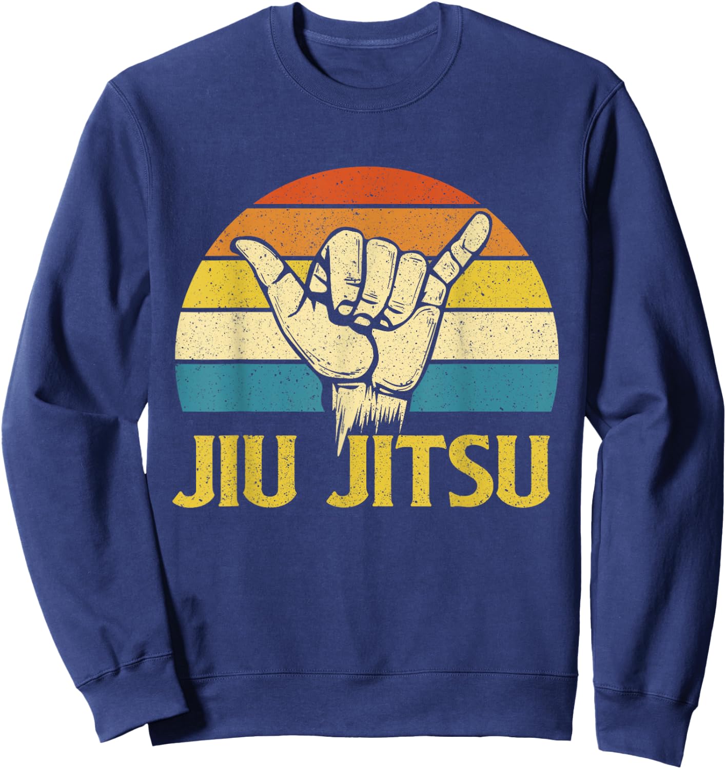 Jiu Jitsu - Martial Arts Ground Fighting Self Defense BJJ Sweatshirt - Sweatshirt | Navy