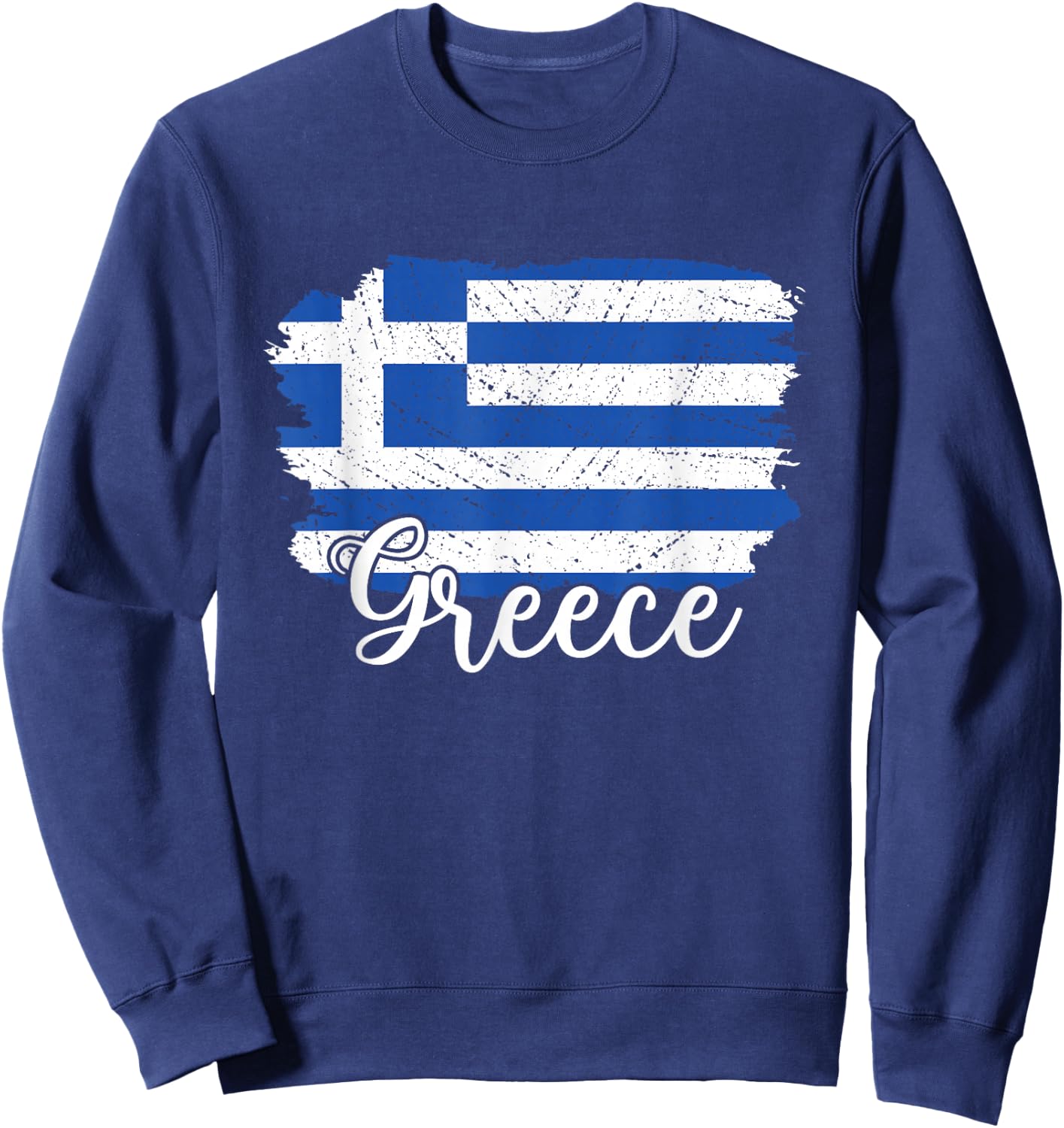 Greece Flag Men Women Kids Greece Country Sweatshirt - Sweatshirt | Navy