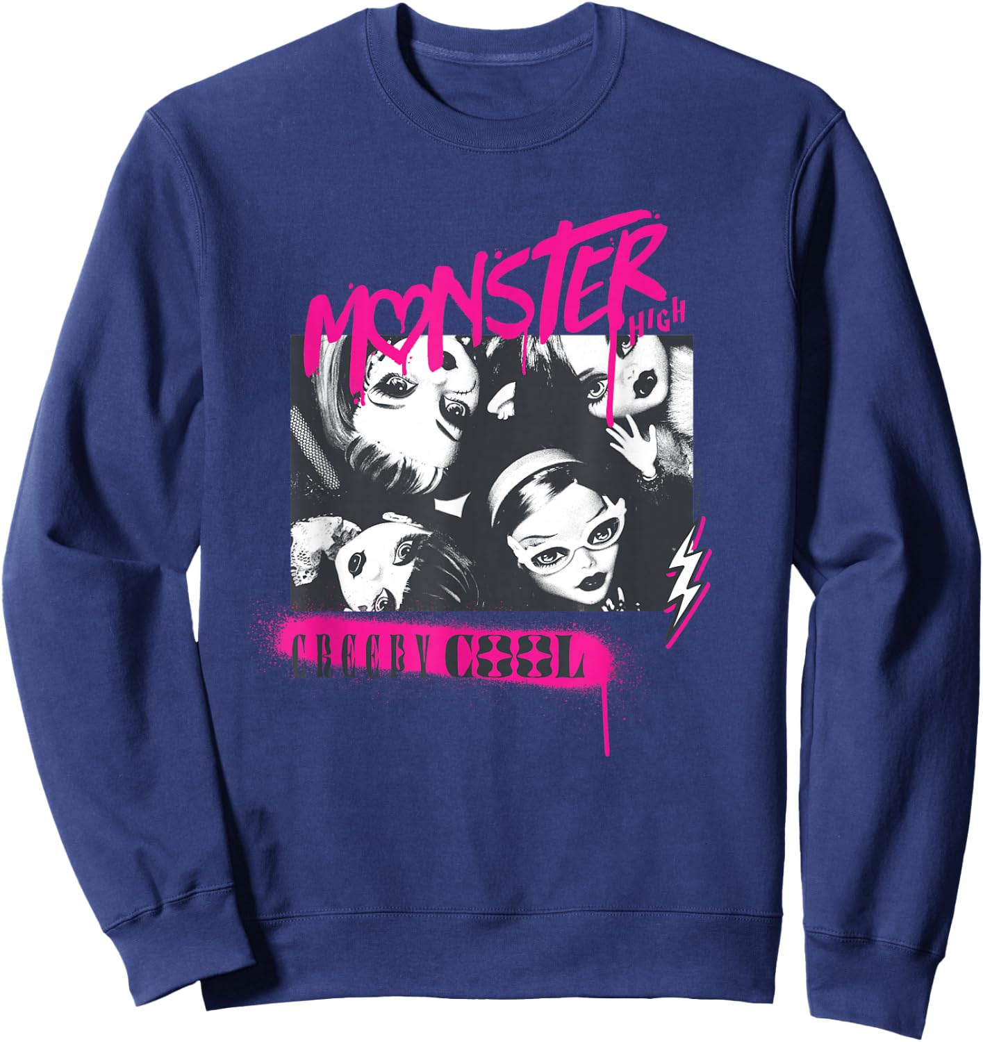 Monster High - Creepy Cool Sweatshirt - Sweatshirt | Navy