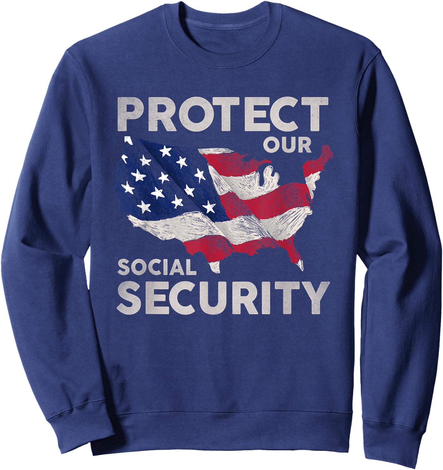 Protect our social security Sweatshirt - Sweatshirt | Navy