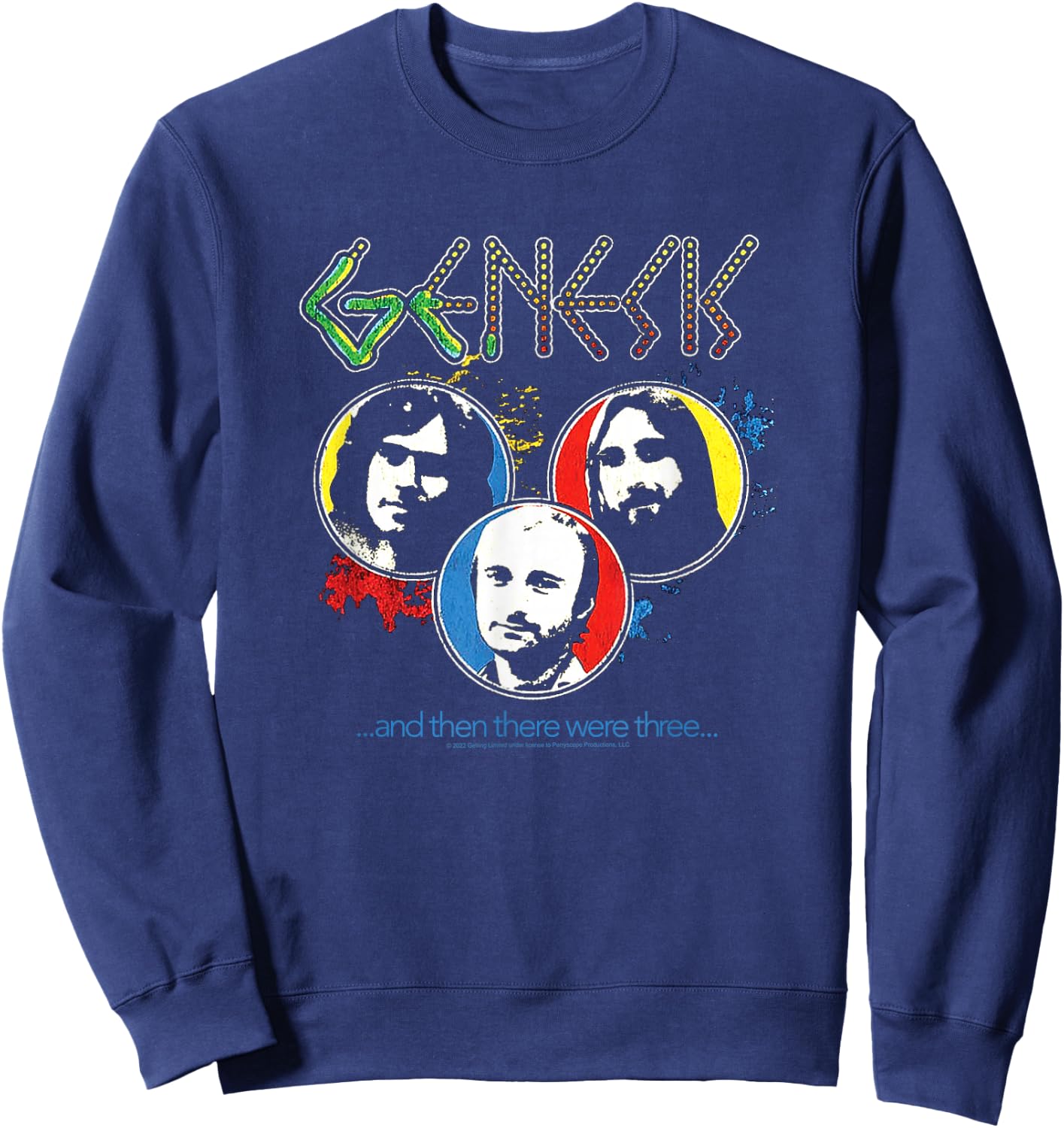 Genesis - and Then There were Only Three Sweatshirt - Sweatshirt | Navy