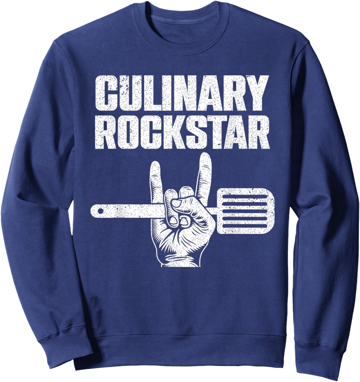Funny Culinary Design Women Chef Cook Culinary Lover Sweatshirt - Sweatshirt | Navy