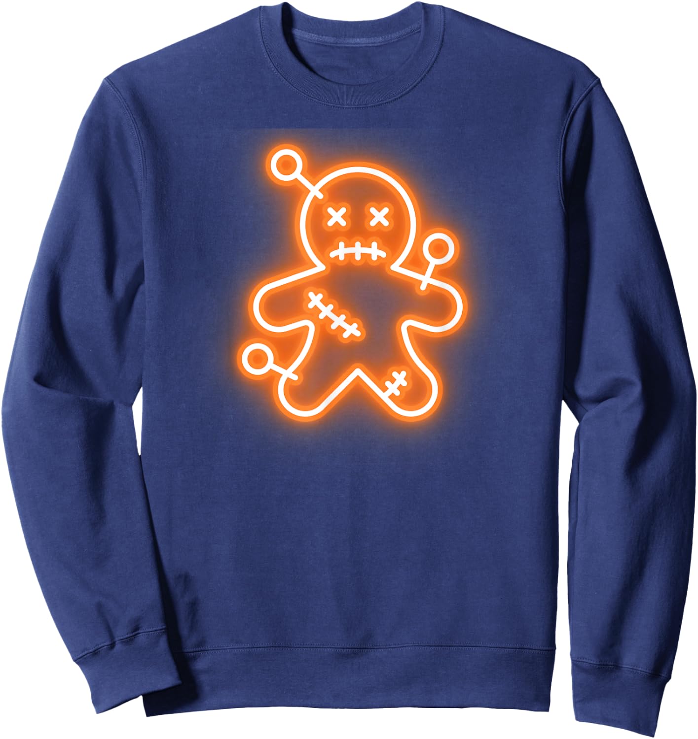 Halloween Creepy Voodoo Doll Witchcraft Sweatshirt - Sweatshirt | Navy